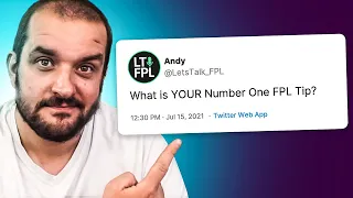 I asked 100 FPL Managers for the BEST FPL TIPS...