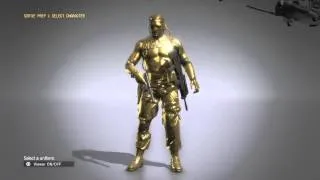 MGSV: THE PHANTOM PAIN All Key Item Outfits for Snake/Player Character