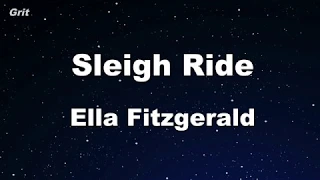 Karaoke♬ Sleigh Ride  - Ella Fitzgerald 【No Guide Melody】 Instrumental