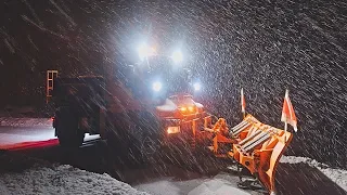 ❄️Snow removal in Austria | very wet snow #asmr