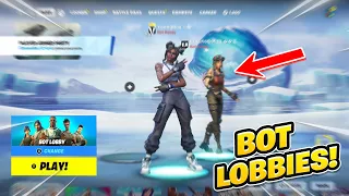 How To Get BOT LOBBIES In Fortnite Chapter 5 Season 2 (ONLY WAY)