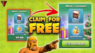 CLAIM FREE BOOK OF HEROS & SUPER POTION | Clash of clans | Immortal Madness