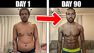 My Insane 90-Day Body Transformation | Before and After | Ab Workouts, Gym Routine Nutrition & More!