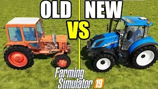 Farming Simulator 19 : OLD vs NEW |  Farm Technology Comparison