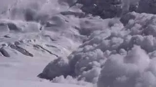 Avalanche on Annapurna