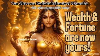 Powerful Lakshimi Mantra! Wealth and luck are now yours 🍀 Om Shreem Mahalakshmiyei Namaha