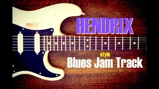 Slow Blues Jam Backing Track - Hendrix Style (E)