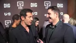 Jason Isaacs at USA's "Dig" Premiere @BTVRtv with @ArthurKade