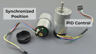 Synchronizing Motor Position with Encoders, PID Control and Arduino