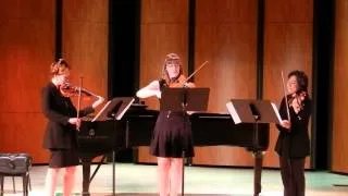 Rosé Violin Trio Performs Vitali's "Sonata Prima"