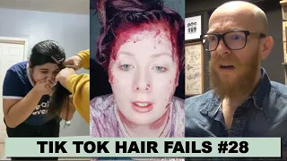 Hairdresser reacts to Tik Tok & Reels Hair Vids #hair #beauty