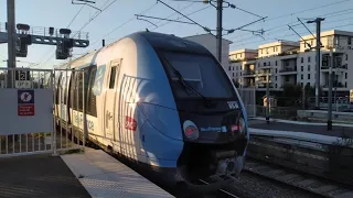 Transilien-H Nat Z50000 Carmillon + RER-C Z8800 (Silencieux) en gare de Ermont-Eaubonne