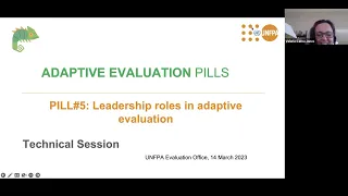 Adaptive evaluation session 5 | Leadership roles in adaptive evaluation