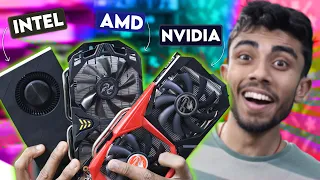 I Bought  Best GPUs Under 10,000rs! 🔥For Extreme Gaming - Intel vs Nvidia vs AMD