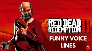 RED DEAD REDEMPTION 2 FUNNY VOICE LINES / FUNNY MOMENTS