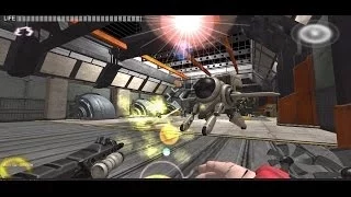 PsVita Homebrew (PlayStationMobile) First Person Shooter Map Test