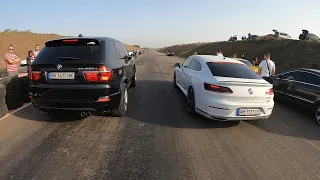 Volkswagen Arteon stage 2 vs BMW X5M M50D engine stage 1