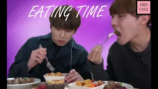 BTS (방탄소년단) dinner's ready !!! Eating time (Part 1)