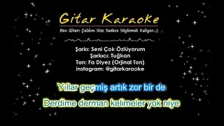 Tuğkan - Seni Çok Özlüyorum - Gitar Karaoke