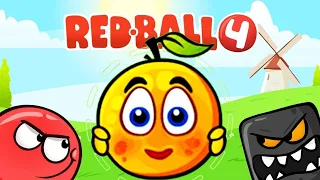 Тутор как открыть апельсиновый шарик в Red Ball 4.