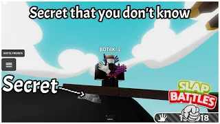 19 Secret that you may don't know in Slap battles | Roblox