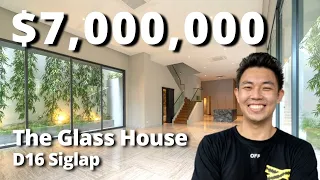 Luxurious High Ceiling ($7m) Bungalow The Glass House D16 Siglap | Singapore Landed House Tour Ep.83