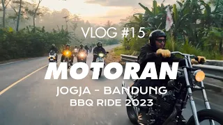 VLOG #15 | Motoran JOGJA-BANDUNG! Menuju BBQ Ride 2023! banyak kejadian lucu selama perjalanan Haha