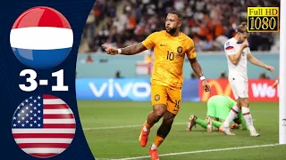 Netherlands vs USA 3-1 | All Gоals & Extеndеd Hіghlіghts | FiFa World Cup 2022