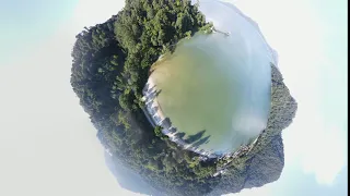 DJI Drone 4K HDR flying into the northern side of Pangkor Island, Malaysia