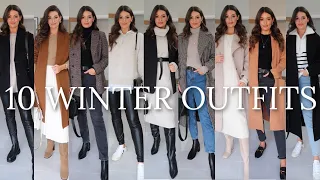 10 CLASSIC WINTER OUTFITS | h&m zara asos mango stories etc