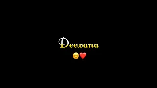 Deewana : Akhil || Romantic Song Status || Whatsapp Status ll PunjabiBlack Screen