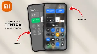 Remova o FUNDO CINZA na CENTRAL de CONTROLE da XIAOMI | Redmi Note 13 dicas e Truques