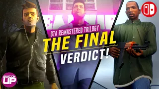 GTA Remastered Trilogy Nintendo Switch Review!