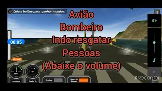 avião bombeiro indo apagar incêndios!!!