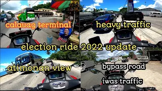 bicol ride election update/ del gallego checkpoint APRIL 2022  BY-PASS ROAD nmax2020