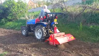 Traktor Solis 26 , převodovka 6+2, rotavátor TL 125 TACO AGRI