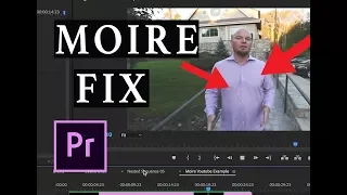 How to fix Moire & Aliasing in Premire Pro CC