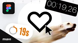 Design a Heart Icon in 19 SECONDS (Figma Tutorial)