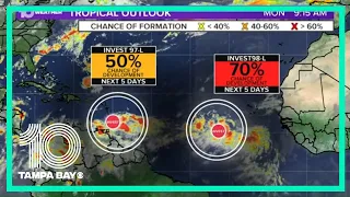 2 tropical waves worth watching in Atlantic Ocean