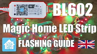 Magic Home BL602 RGB LED Strip programming with OpenBeken - new Tasmota/Esphome port style firmware