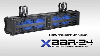 How to set up your Rockville XBAR-24 24" Soundbar Bluetooth Speaker System For Polaris RZR/ATV/UTV