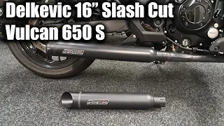 Vulcan 650 S | Delkevic 21" Bull Nose vs 16" Slash Cut