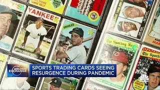 Sports trading cards see a resurgence during the Covid-19 pandemic