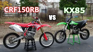 CRF150RB VS KX85 - Side By Side Comparison