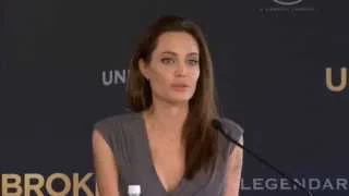 Angelina Jolie tours Sydney to promote film Unbroken