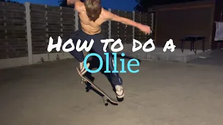 How to do an ollie explained!