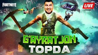 FORTNITE / G'AYRATJON TOPDA / JONLI EFIR