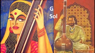 Tanpura drone in G one hour meditation PA-sa-sa-SA (bordone in SOL)