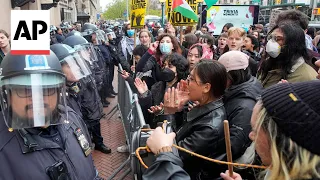 Police arrest dozens of pro-Palestinian protesters at Columbia University