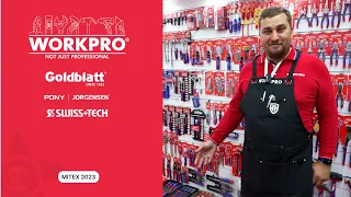 MITEX 2023. Cтенд производителя #1 в Азии. WORKPRO: всё китайское с качеством лучших мировых брендов